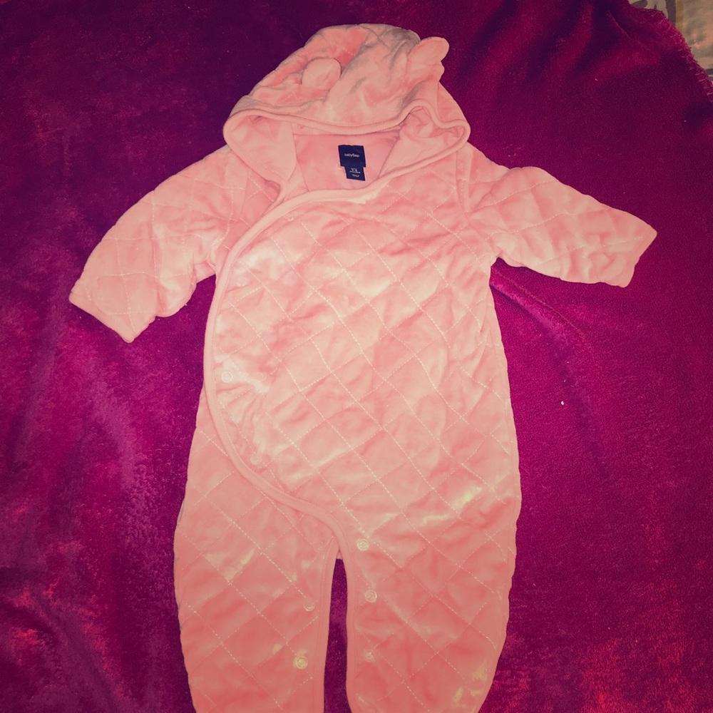 Pink Snow Suit